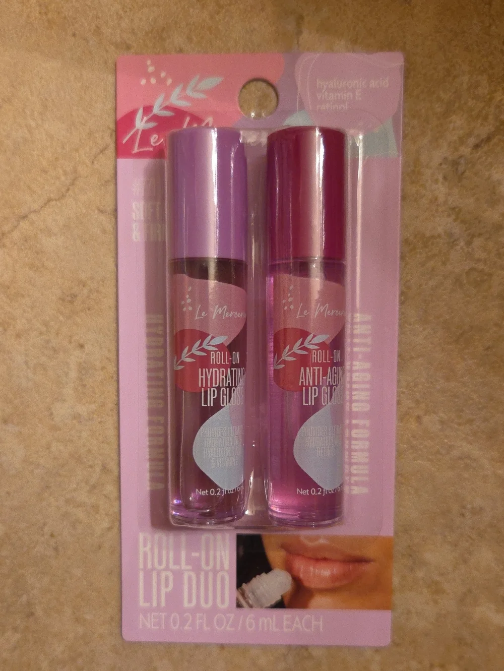 Roll-On Lip Gloss Duo — Hydrating & Anti-Aging